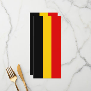 Belgium flag menu