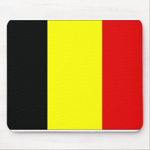 Belgium flag mouse pad