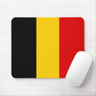 Belgium flag mouse pad