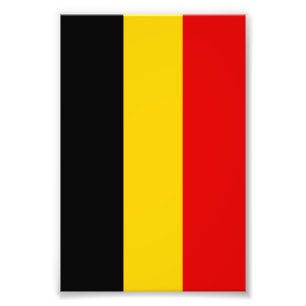 Belgium flag photo print