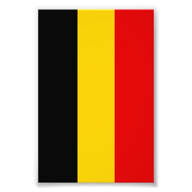 Belgium flag photo print (Front)