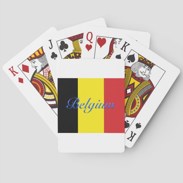 Belgium flag playing cards (Back)