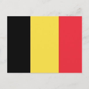 Belgium Flag Postcard