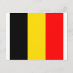 Belgium Flag Postcard