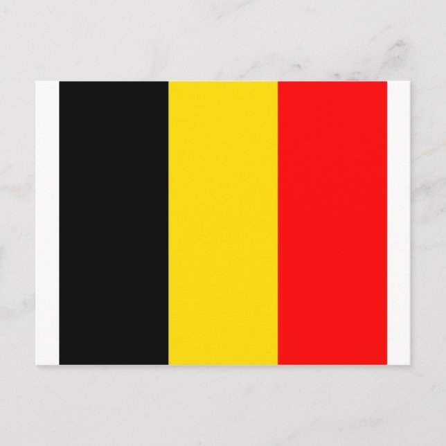 Belgium Flag Postcard (Front)
