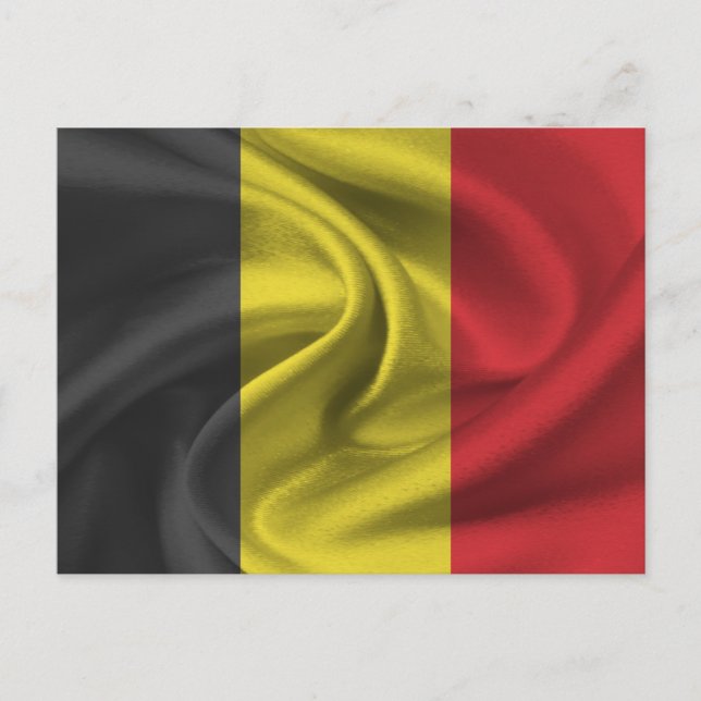 Belgium Flag Postcard (Front)
