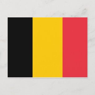 Belgium Flag Postcard