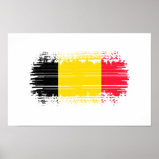 Belgium flag poster (Front)