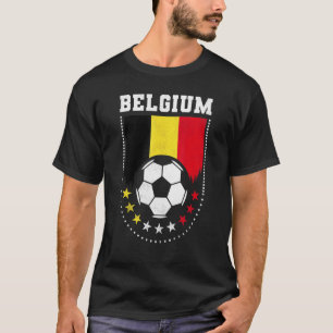 Belgium Flag Soccer Fan T-Shirt