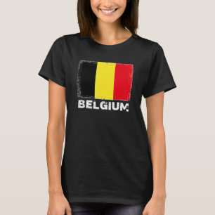 Belgium Flag   Support Belgian People Women Men   T-Shirt