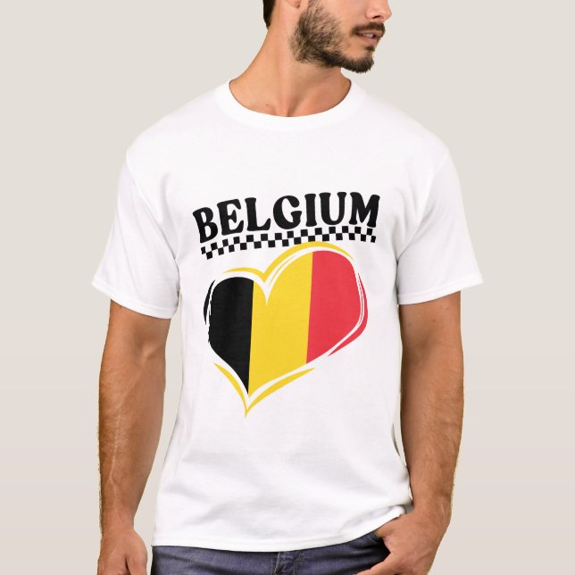 Belgium flag T-Shirt (Front)