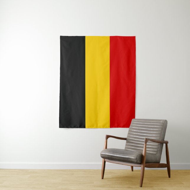 Belgium flag tapestry (In Situ)