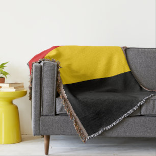 Belgium flag throw blanket