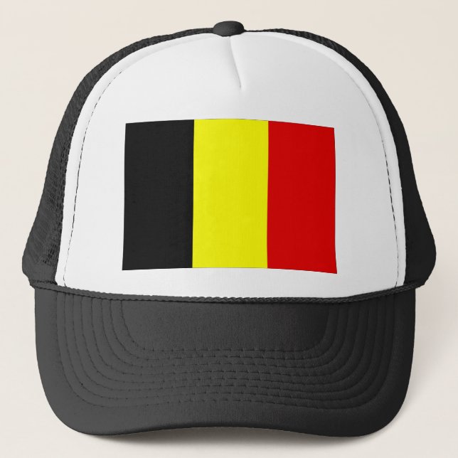 Belgium flag trucker hat (Front)