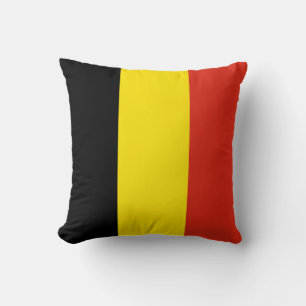Belgium Flag x Flag Pillow