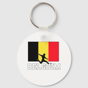 Belgium Football Soccer National Team Key Ring
