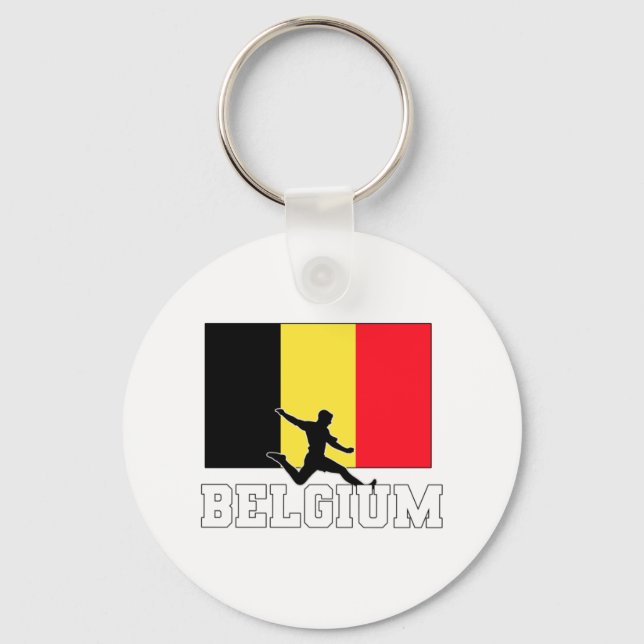 Belgium Football Soccer National Team Key Ring (Front)