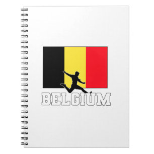 Belgium Football Soccer National Team Notebook