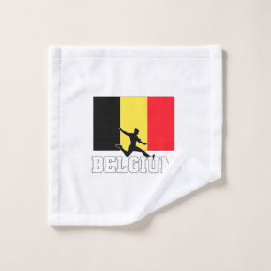 Belgium Football Soccer National Team Wash Cloth