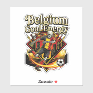 Belgium Goal Energy Skeleton Striker Nations Bold
