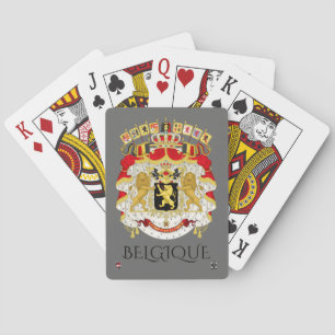 BELGIUM GREAT COAT-OF-ARMS ON PLAYING CARDS