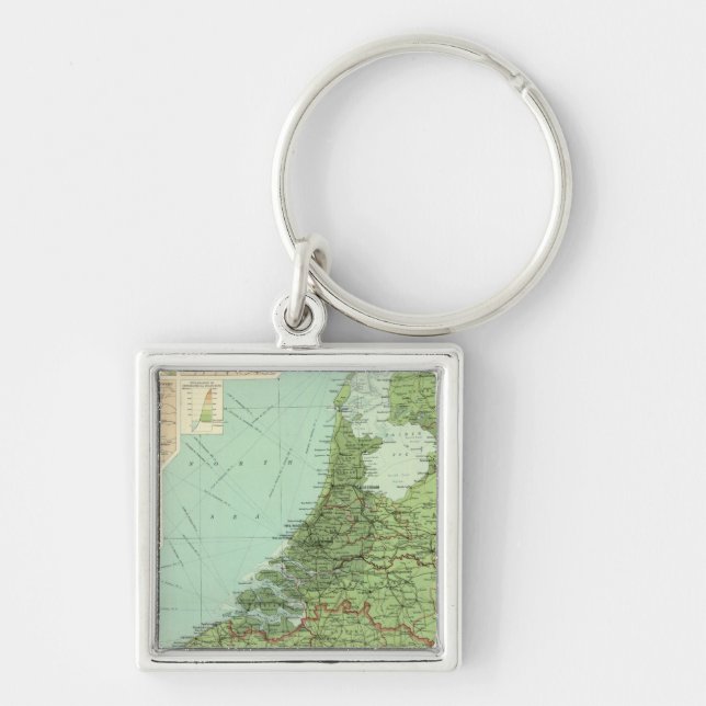 Belgium & Holland Key Ring (Front)