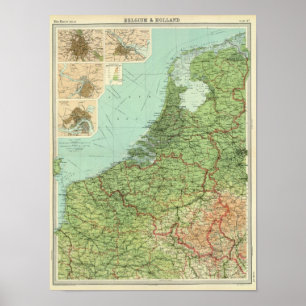 Belgium & Holland Poster