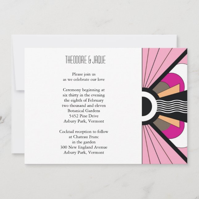 Belgium Invite: Berry Invitation (Front)