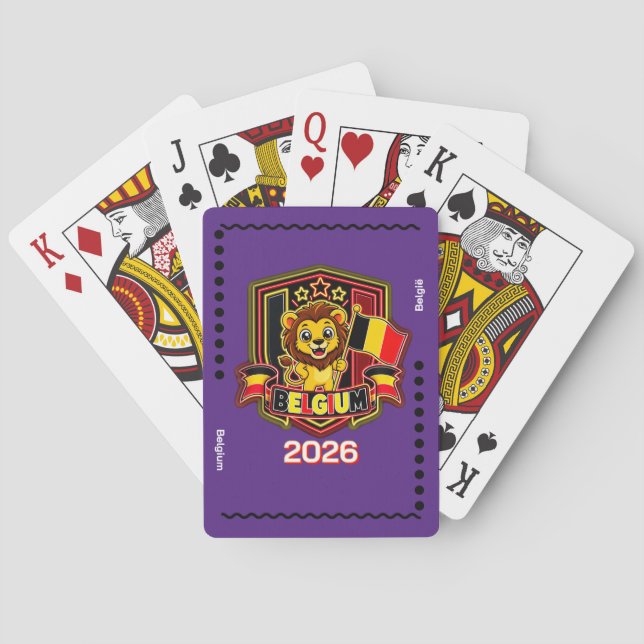 Belgium Kids Playing Cards (Back)