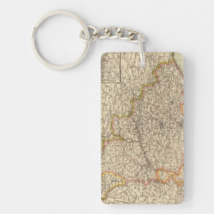Belgium, Luxemburg Key Ring