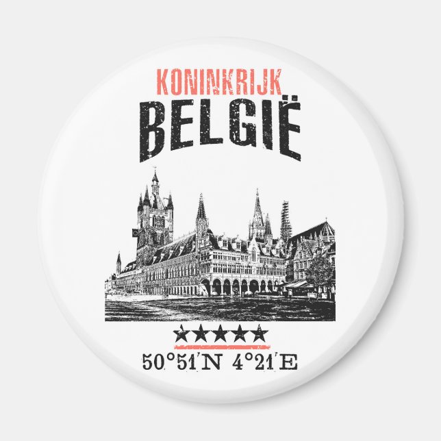 Belgium Magnet (Front)