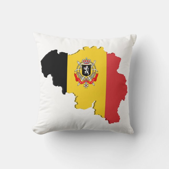 Belgium map cushion (Front)