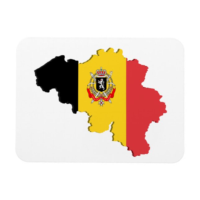 Belgium map magnet (Horizontal)