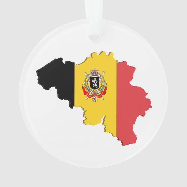 Belgium map ornament (Back)