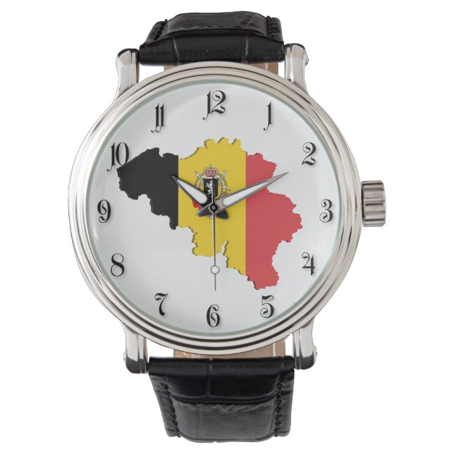 Belgium map watch (Front)