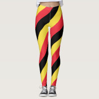 Belgium National Flag Colours Diagonal Striped