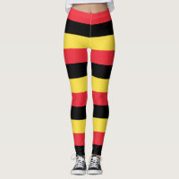 Belgium National Flag Colours Horizontal Striped