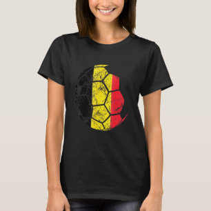 Belgium National Team Support Belgian Flag T-Shirt