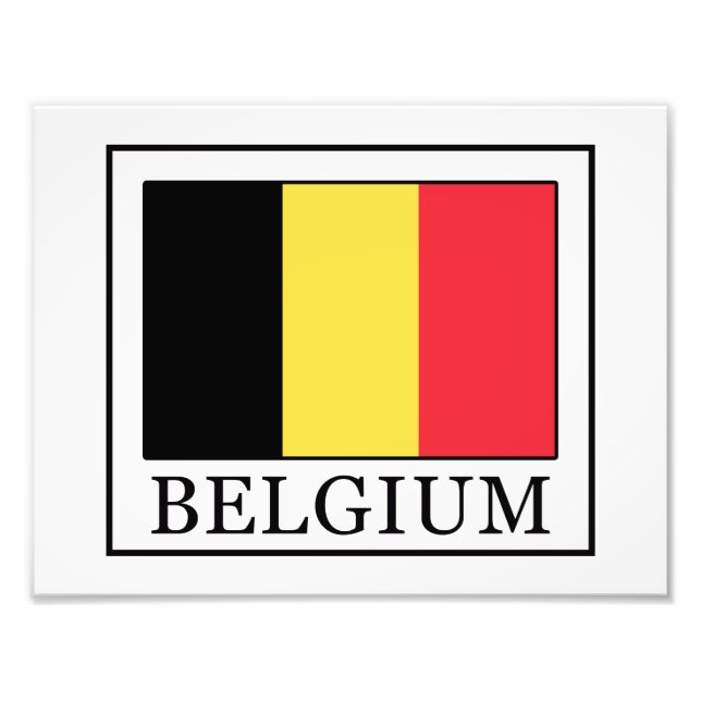 Belgium Photo Print (Front)