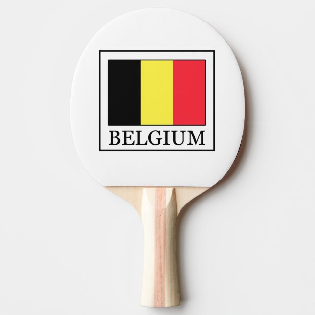Belgium Ping Pong Paddle (Front)