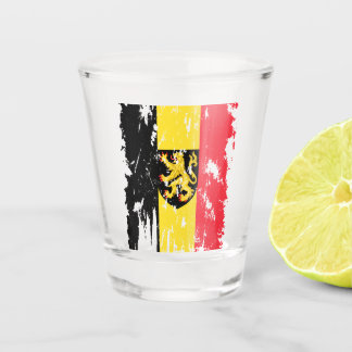 Belgium shot glass