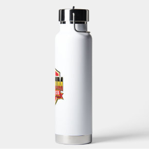 Belgium Soccer 2026 Soccer Bold Country Typography Water Bottle