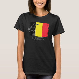Belgium Soccer Fan  2022 National Football Team Fl T-Shirt