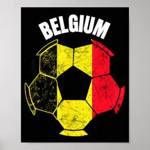 Belgium Soccer Game Player Football Fan Belgian Poster