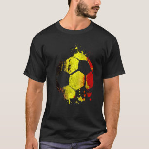 Belgium Soccer Graphic Belgium Flag Football Sport T-Shirt