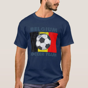 Belgium Soccer Team Flag 2022 Supporter Belgian T-Shirt