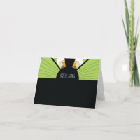 Belgium Thank You Card: Lime
