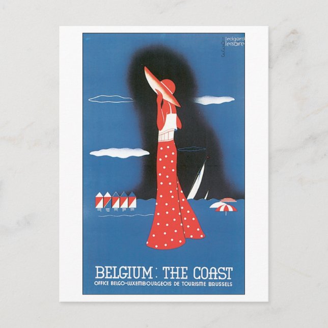 Belgium, The Coast Postcard (Front)
