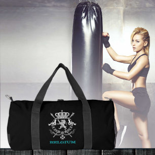 Belgium travel bag, Belgian coat of arms / flag Duffle Bag