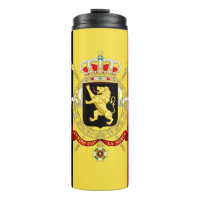 Belgium Travel Mug, patriotic Belgian Flag
